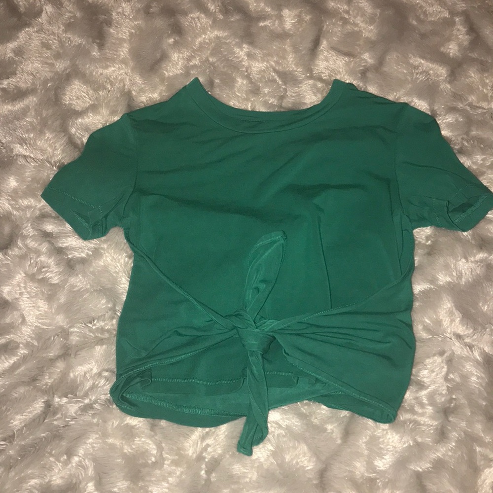 Green shirt